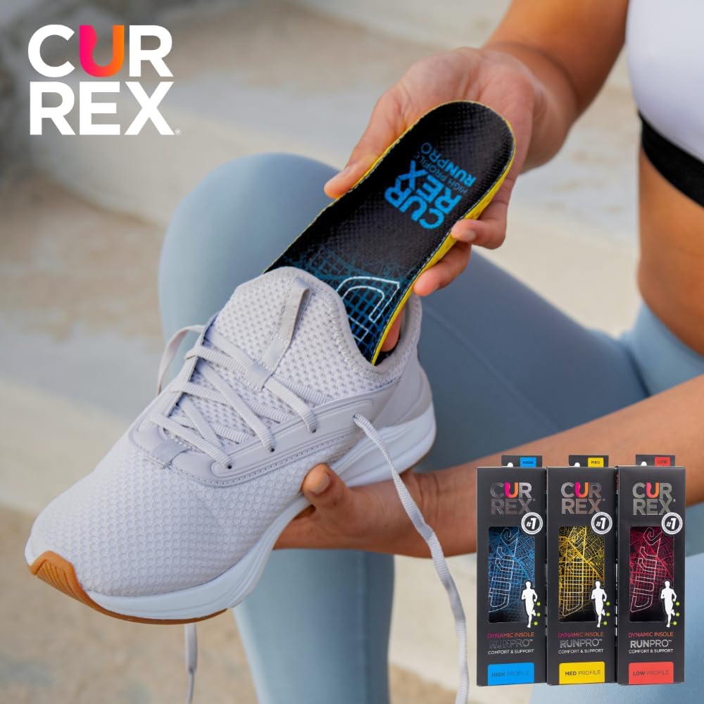 CURREX RunPro Insoles for Running Shoes, Boost Performance for Men & Women